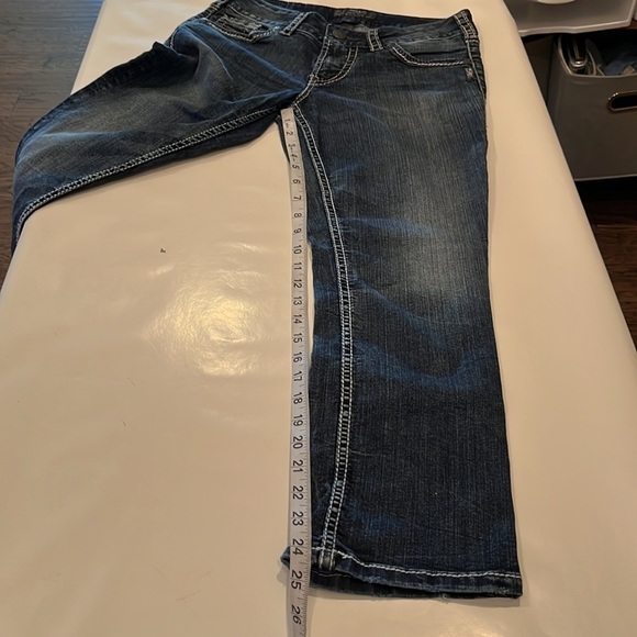 Silver Jeans Suki Capri Mid Rise Size 29 - Picture 6 of 16